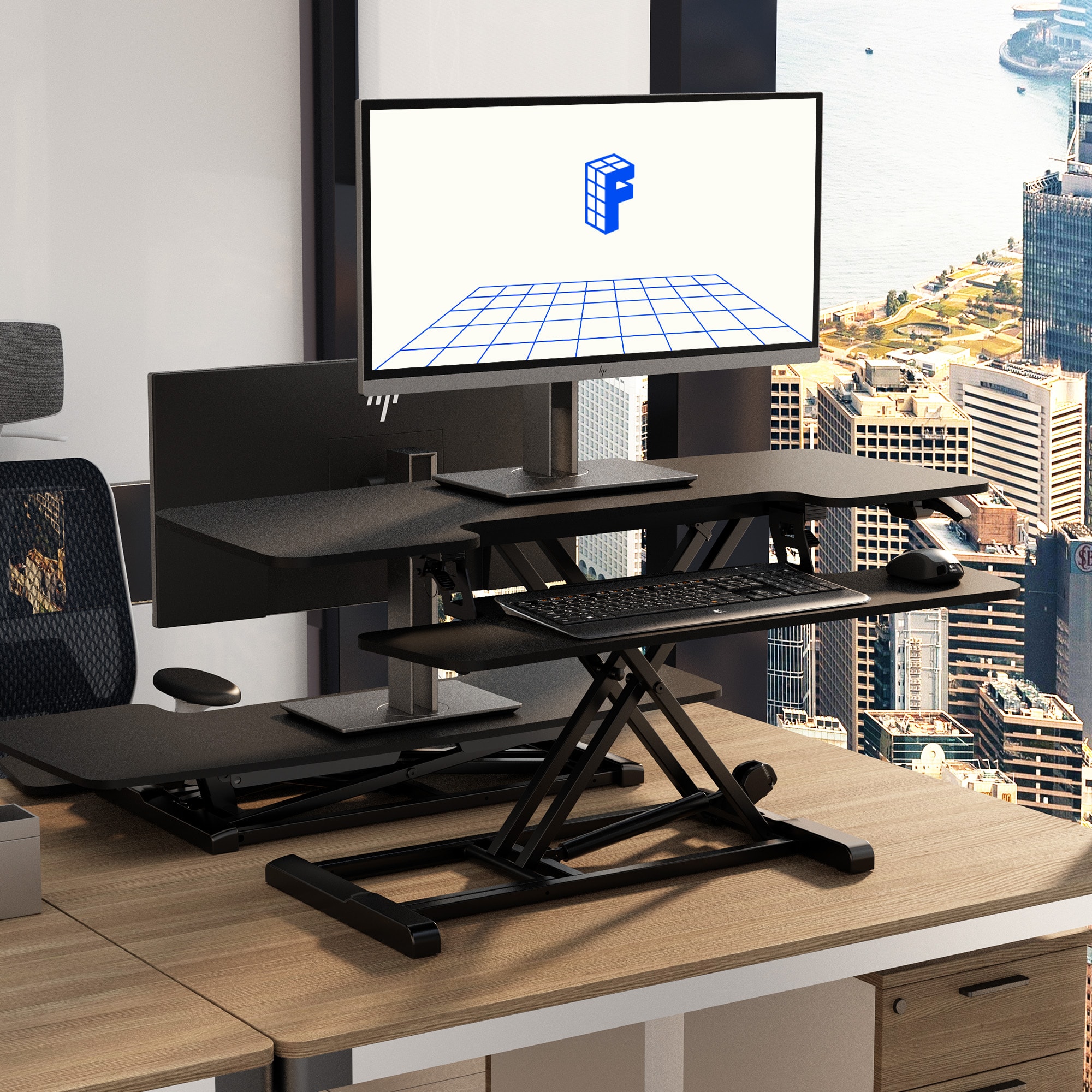 Standing Desk Converter AlcoveRiser M7-E | FlexiSpot